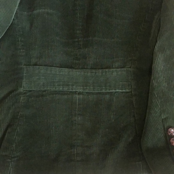 L.L Bean Green Corduroy Blazer Style Jacket 10 Reg - Picture 8 of 10